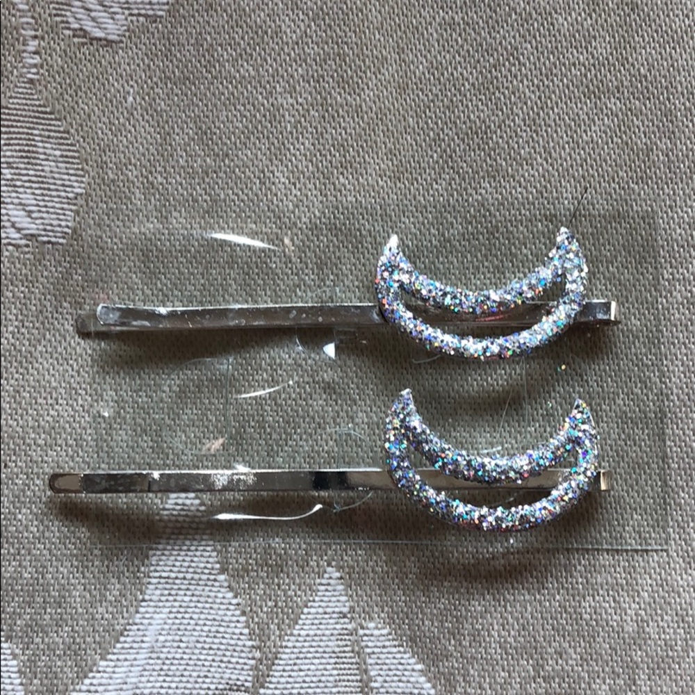 crystal hair pins